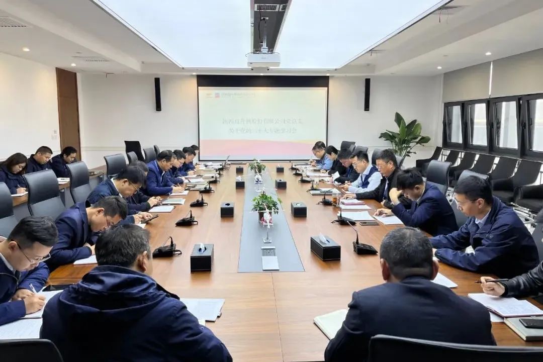 陜直股份、秦漢通航傳達學習貫徹黨的二十大精神